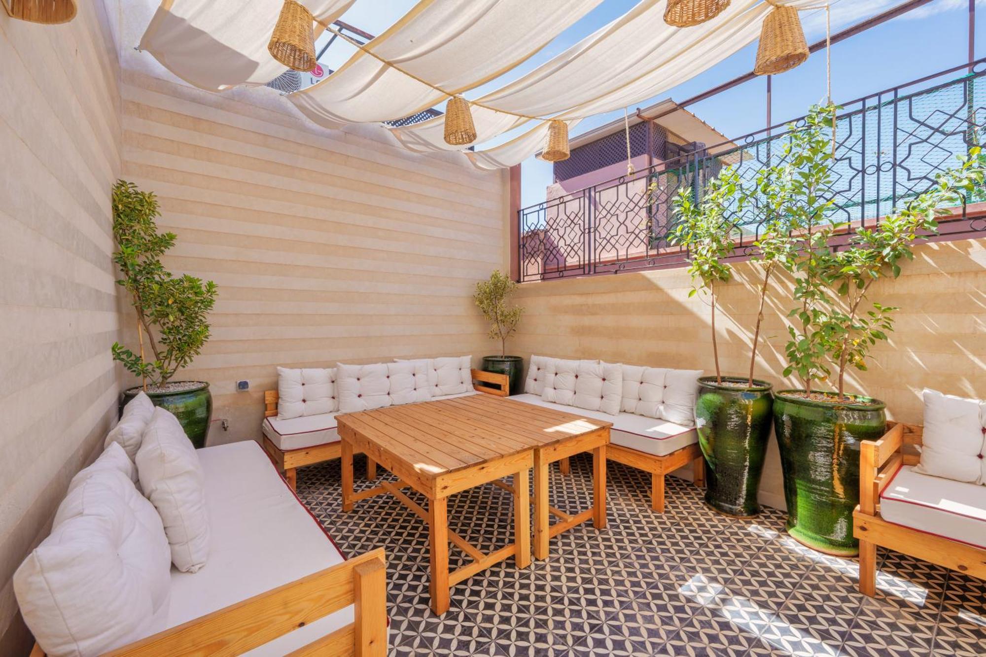 Riad Dar Arwa Marrakesh Bagian luar foto