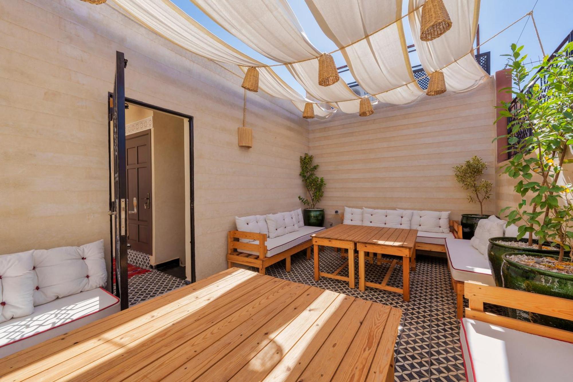 Riad Dar Arwa Marrakesh Bagian luar foto